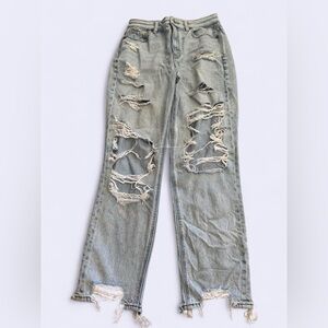 American Eagle Distressed Light Blue Women Jeans